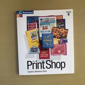 Broderbund The Print Shop Version 6 Graphics Reference Book 1998 Paperback
